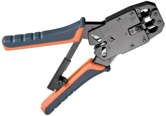 Krimptang voor RJ45, RJ12, RJ11 en RJ10 connectoren
